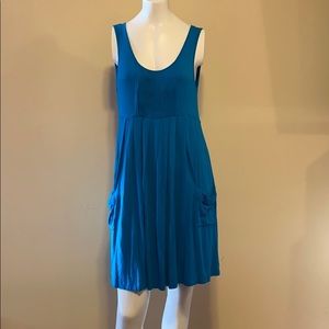 Blue swing dress
